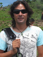 Tandem paraglidng pilot Nepal